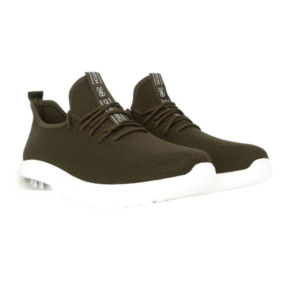 Crosshatch Mens Trevel Sneakers / Olive
